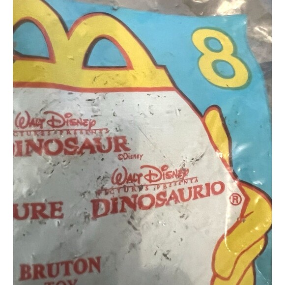 McDonald's Happy Meal Toy #8 Bruton 2000 Disney Movie Dinosaur Sealed - Picture 5 of 7